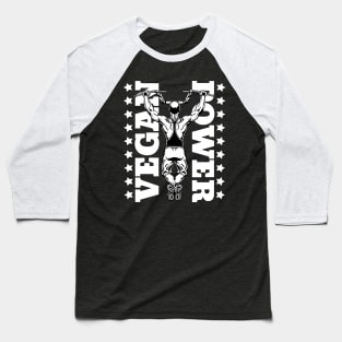 Vegan Power Assisted Pull Up Baseball T-Shirt